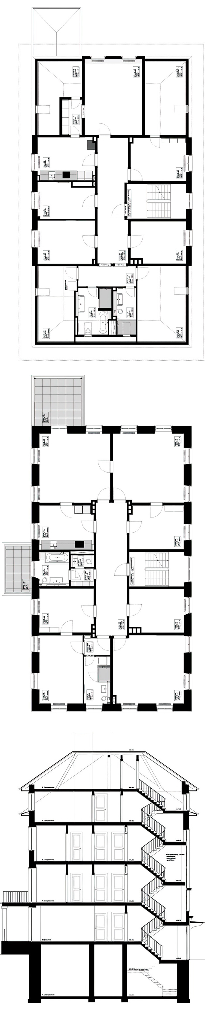 Plan 7-Zimmer-Wohnung Winkelwiese, Zürich Altstadt