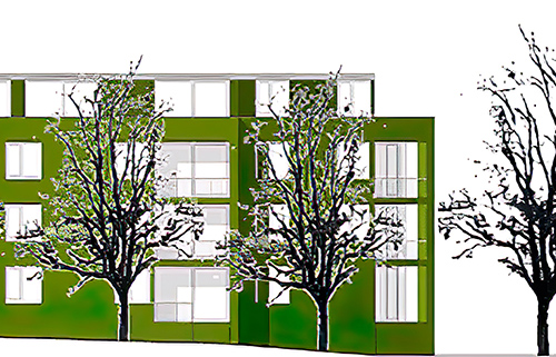 Abbildung 2 Mehrfamilienehaus Thalwil