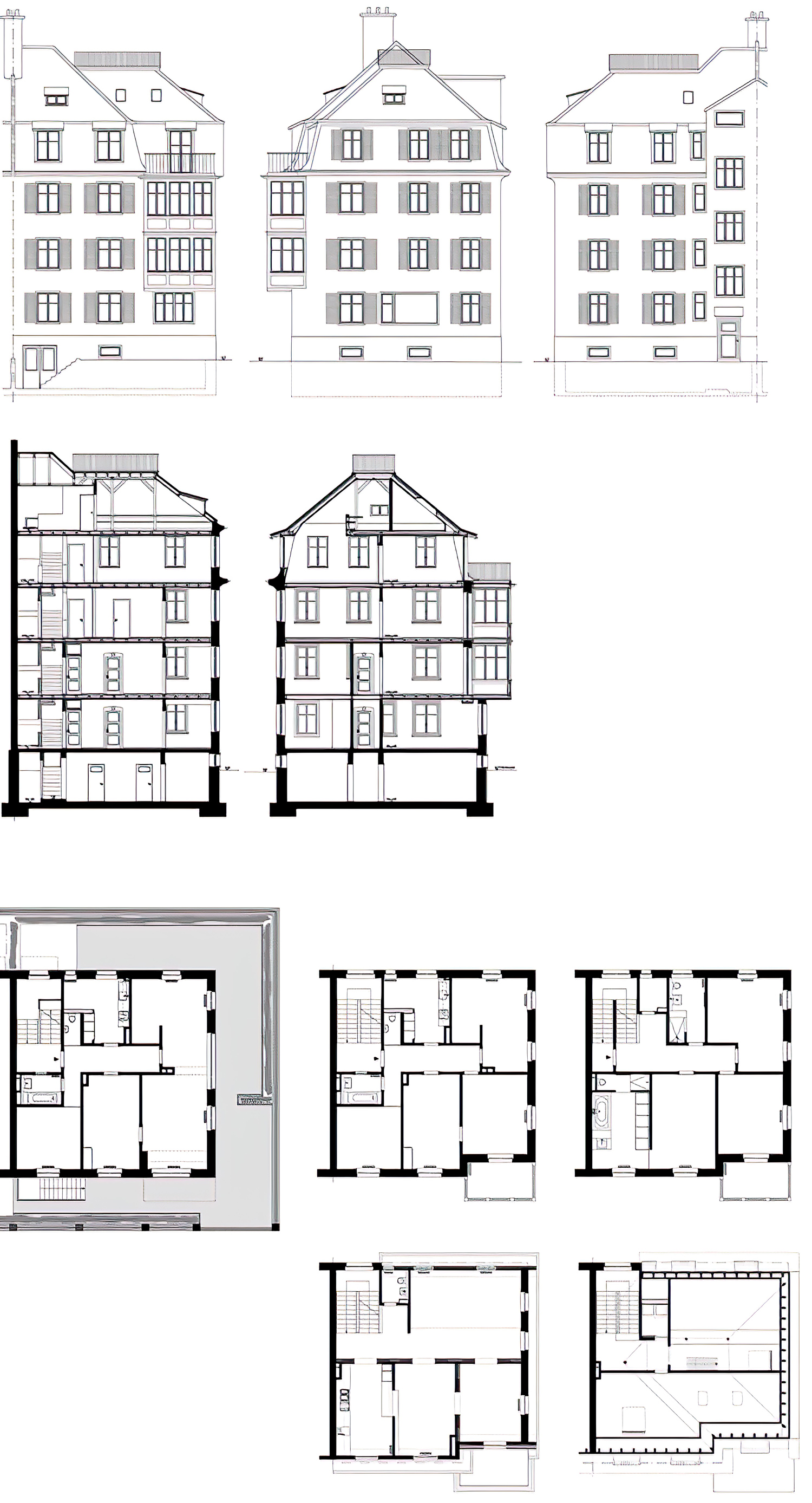 Plan Mehrfamilienhaus Celli, Zürich