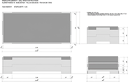 Abbildung 3 Plan Möbel Stapelbett Fichte massiv